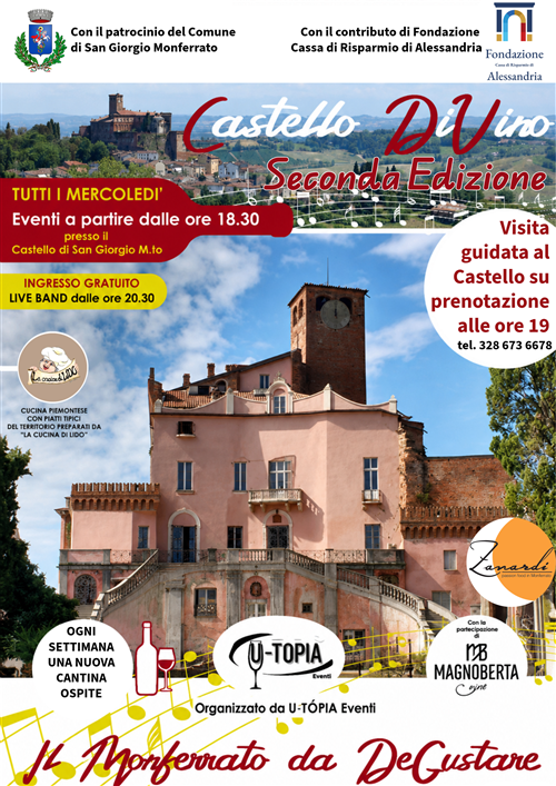 "Castello DiVino": musica, gusto e cultura nel cuore del Monferrato