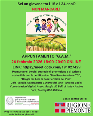 Progetto G.A.M. Giovani Attivi in Monferrato