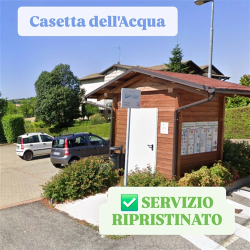 Aggiornamento - Casetta dellAcqua